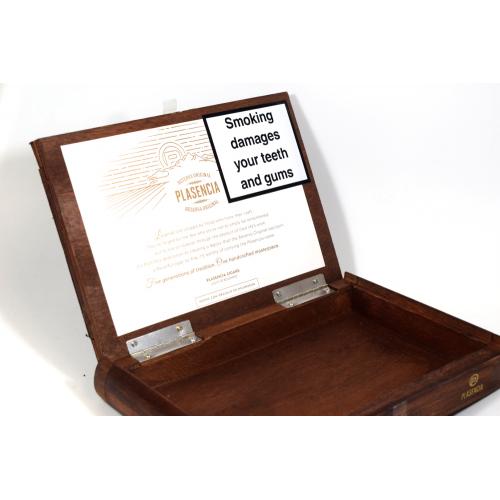Empty Plasencia Reserva Original Robusto Cigar Box